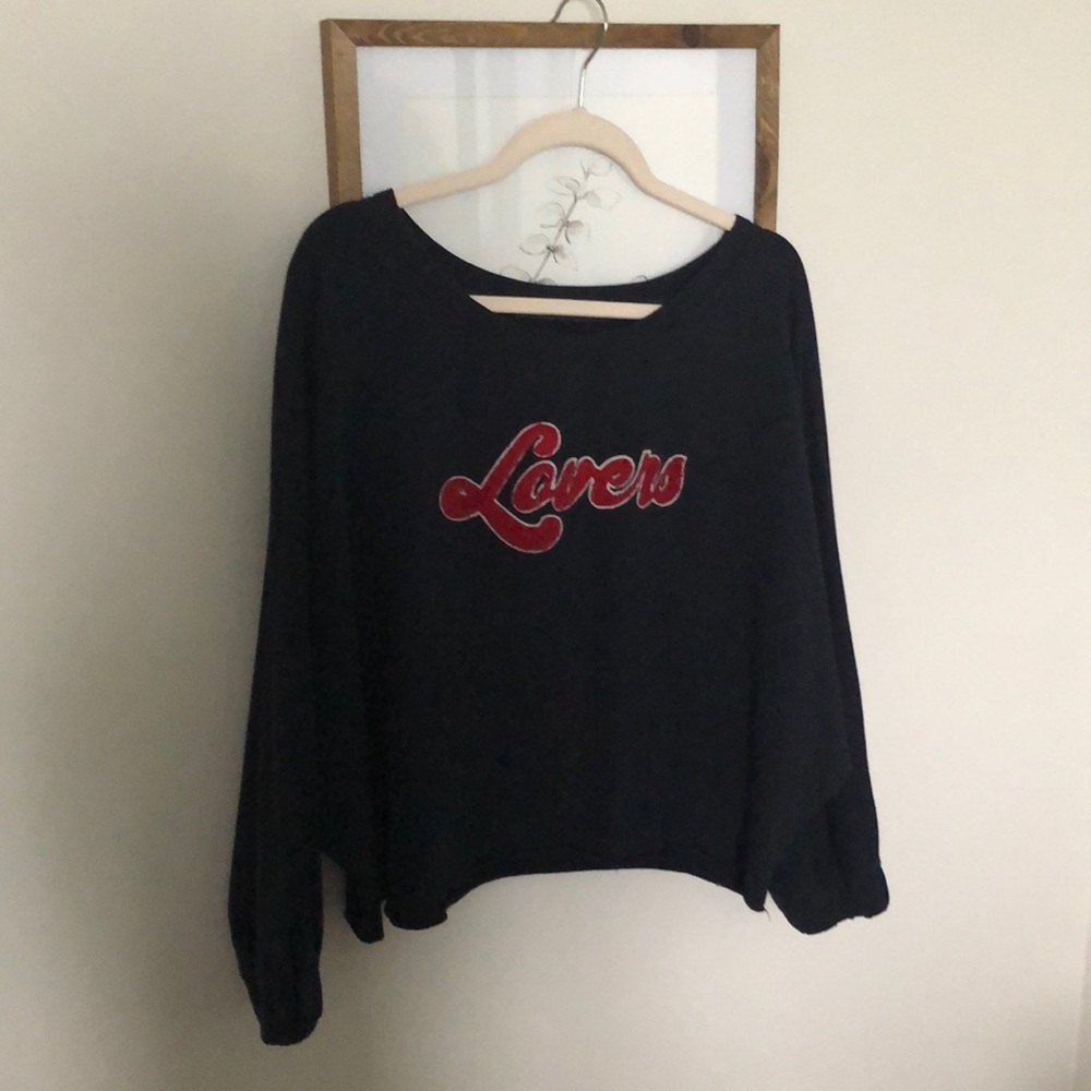 Lovers crop sweatshirt